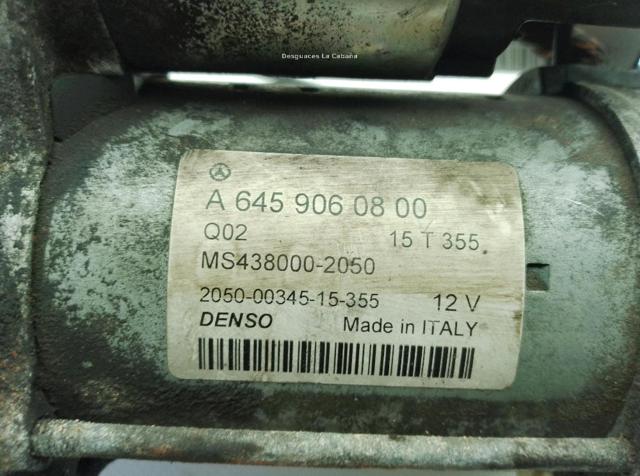 NISSAN A6459060800 Motor de arranque  disponible Lugo
