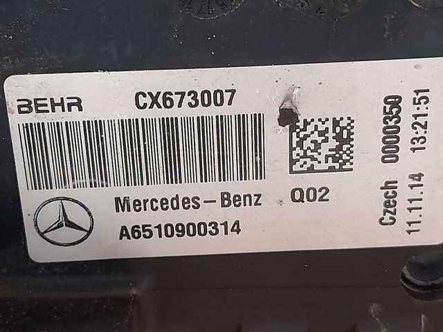A6510900314 MERCEDES Intercooler comprar Madrid