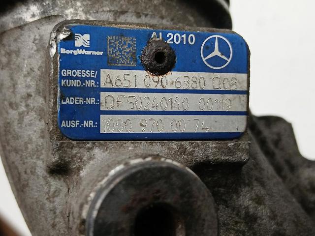A6510900980 MERCEDES Turbocompresor  disponible Vigo