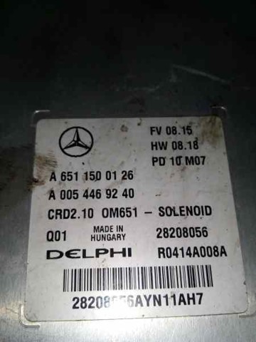 MERCEDES A6511500126 ECU  en stock Valencia