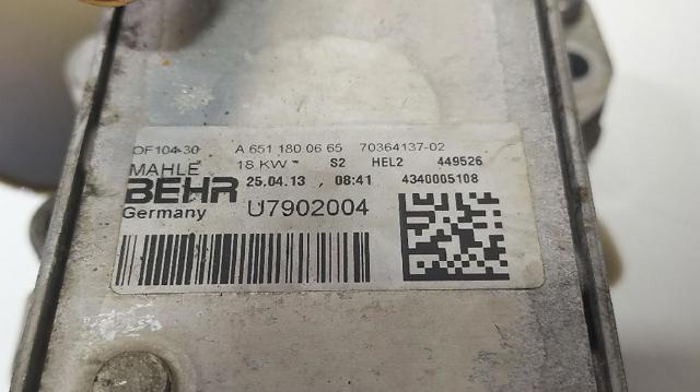 A6511800665 MERCEDES Radiador de aceite  disponible Vigo
