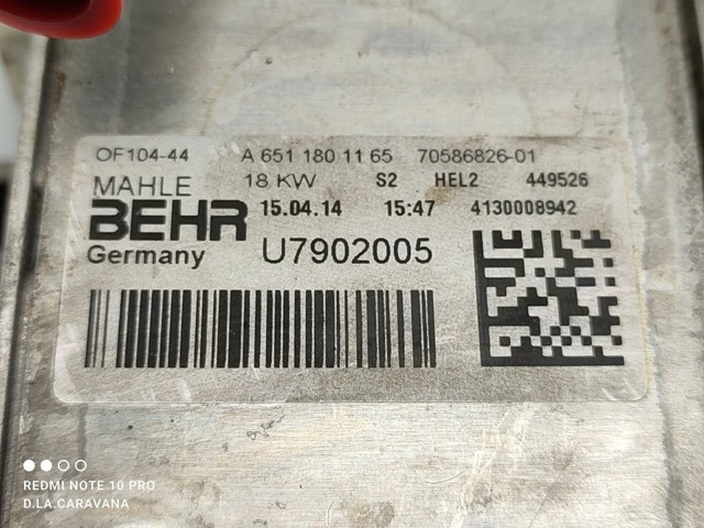 A6511801310 Portafiltro de aceite  en stock Granada