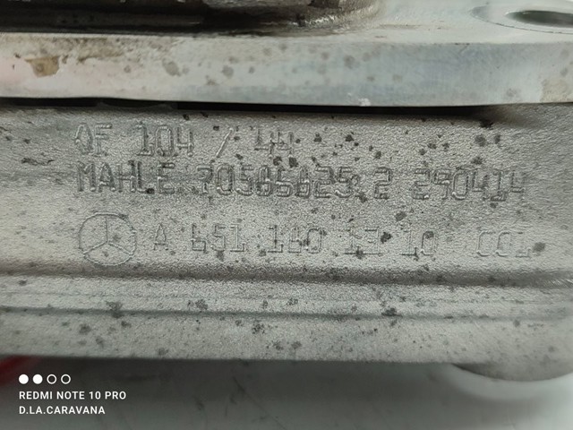 A6511801310 MERCEDES Portafiltro de aceite comprar Madrid