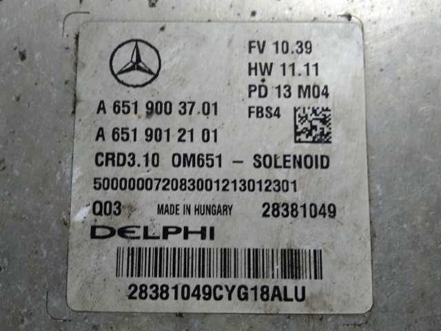 A6519003701 MERCEDES Unidad de control del motor (ECU)  comprar en Oviedo