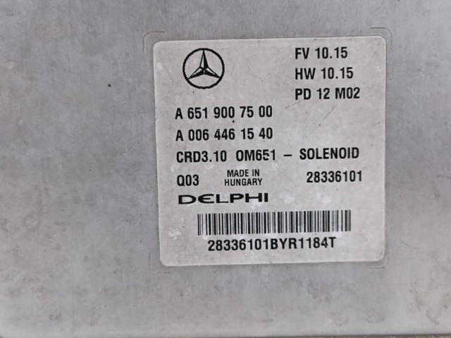 MERCEDES A6519007500 ECU  en stock Valencia