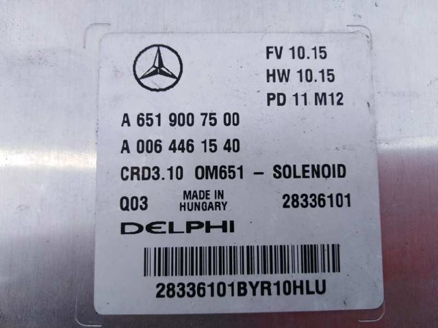 MERCEDES A6519007500 Unidad de control del motor (ECU)  comprar en Albacete