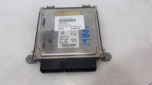 MERCEDES A6519007500 ECU comprar Pamplona
