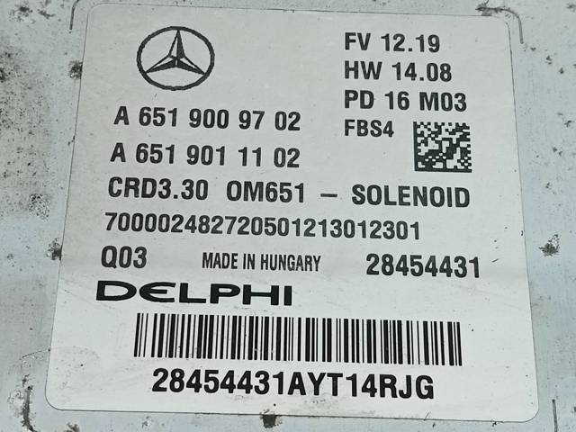 A6519009702 ECU  en stock Granada
