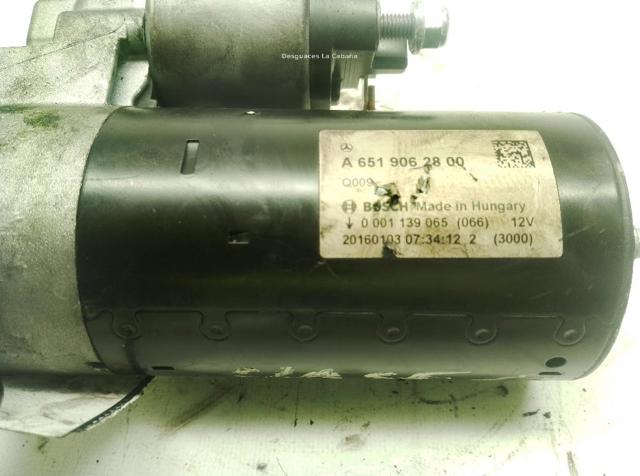 MERCEDES A6519064800 Motor de arranque  en stock Terrassa