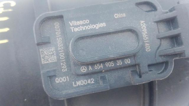 A6549053500 Sensor de flujo de masa de aire  comprar en Pontevedra