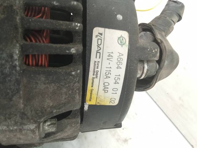 SSANG YONG A6641540102 Alternador  comprar en Ponferrada