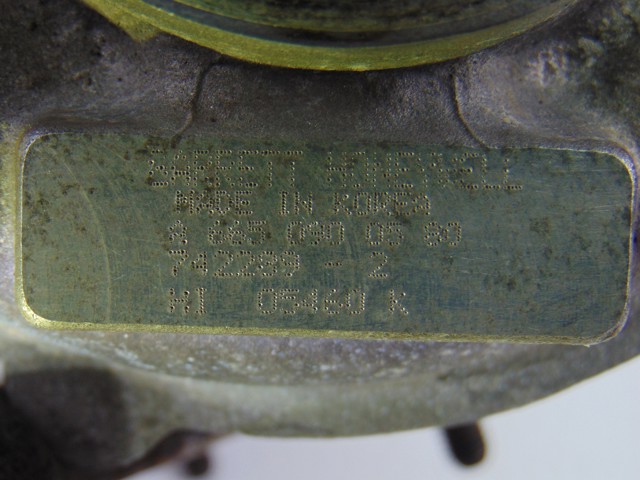 A6650900580 SSANG YONG Turbocompresor  en stock Huelva
