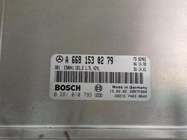 A6681530279 MERCEDES Unidad de control del motor (ECU)  comprar en Lleida