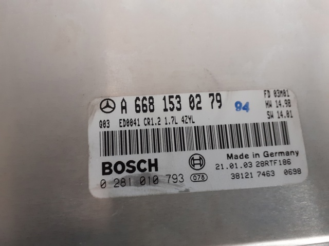 MERCEDES A6681530279 Unidad de control del motor (ECU)  disponible Lugo