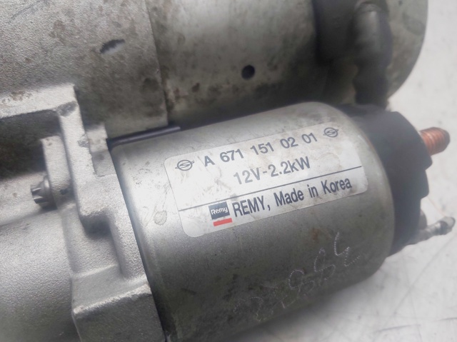 SSANG YONG A6711510201 Motor de arranque  en stock Terrassa