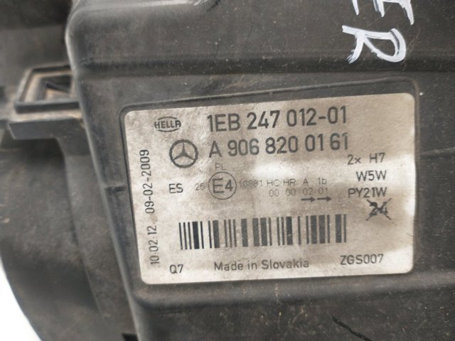 A9068200161 Faro izquierdo  en stock Castellón