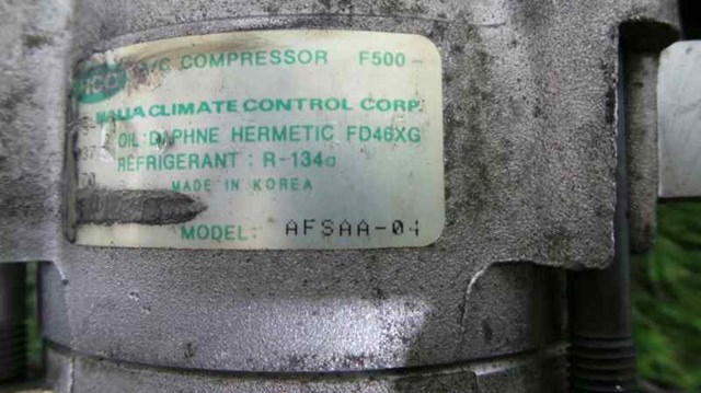 Compresor aire acondicionado para kia joice (2000-...) 2.0 g4cp AFSAA04