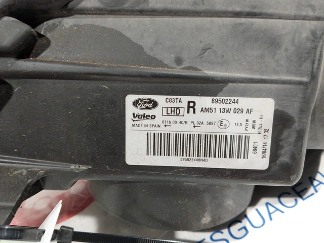 FORD AM5113W029AF Faro derecho comprar Barcelona