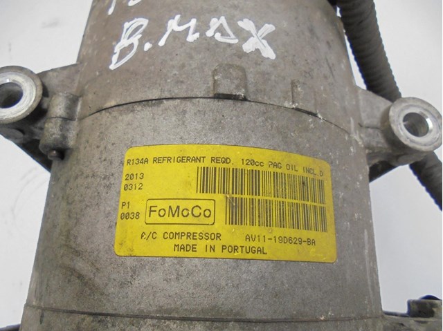 Compresor aire acondicionado para ford b-max (jk) (2012-...) 1.6 tdci t3jb AV1119D629BA