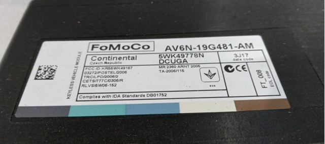 AV6N19G481AM Ford