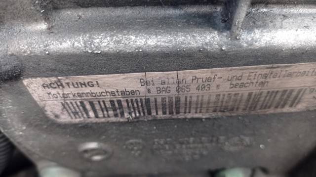 Motor ensamblado BAG VAG
