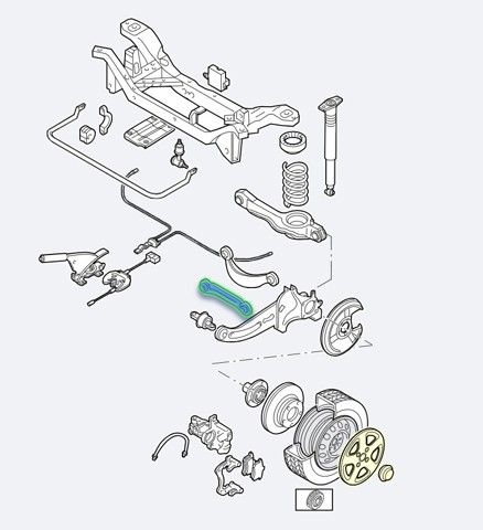 BBP328500A MAZDA Brazo transversal de suspensión trasera comprar Bilbao