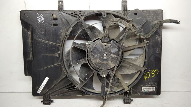 Difusor de radiador, ventilador de refrigeración, condensador del aire acondicionado, completo con motor y rodete C1B18C607DC Ford