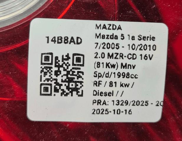 C23551150E MAZDA Piloto trasero derecho  comprar en Jaén