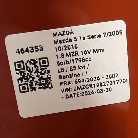 MAZDA C23551160E Piloto trasero izquierdo  disponible Valladolid