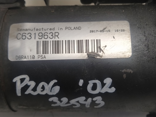 PEUGEOT C631963R Motor de arranque  comprar en Ponferrada