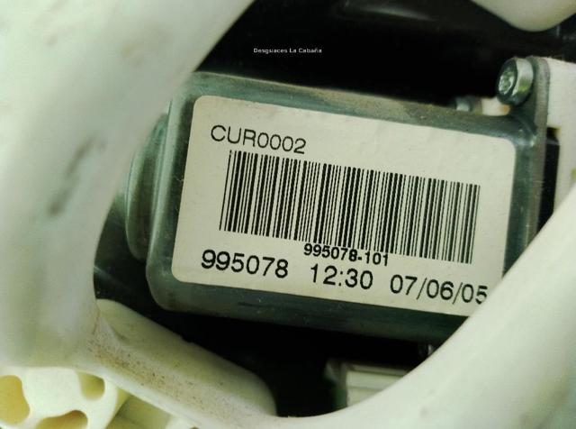 CUH500113 LAND ROVER Mecanismo de elevalunas delantero izquierdo  en stock Córdoba