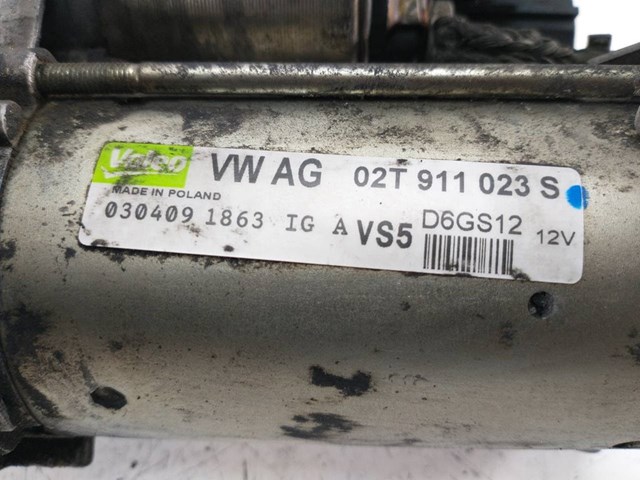 Motor arranque para volkswagen polo 1.4 16v bud D6GS12