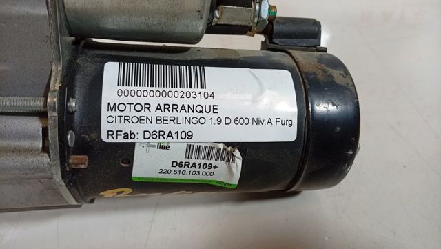 PEUGEOT D6RA109 Motor de arranque  disponible Valladolid