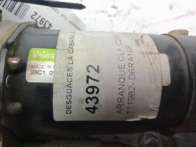 MERCEDES D6RA168 Motor de arranque  disponible Valladolid