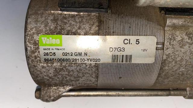 Motor de arranque Peugeot 208 CA, CC