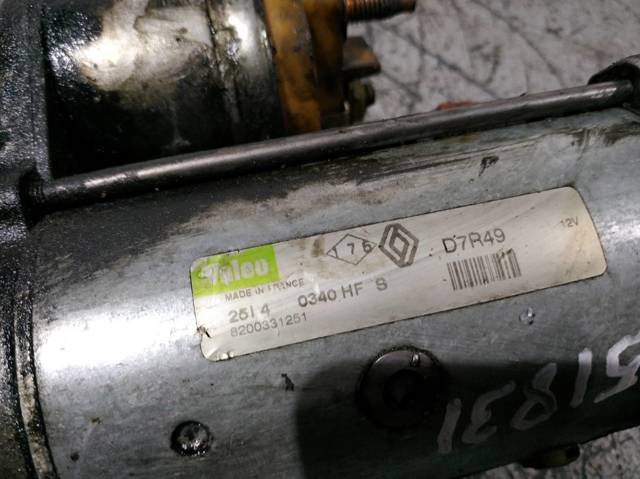 D7R49 Motor de arranque  en stock Sabadell