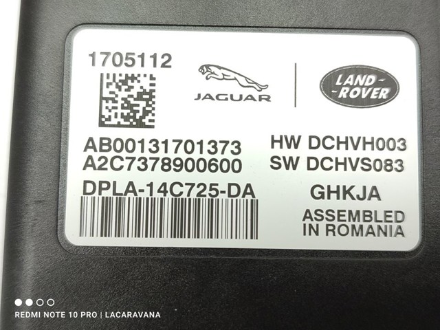 DPLA14C725DA Land Rover