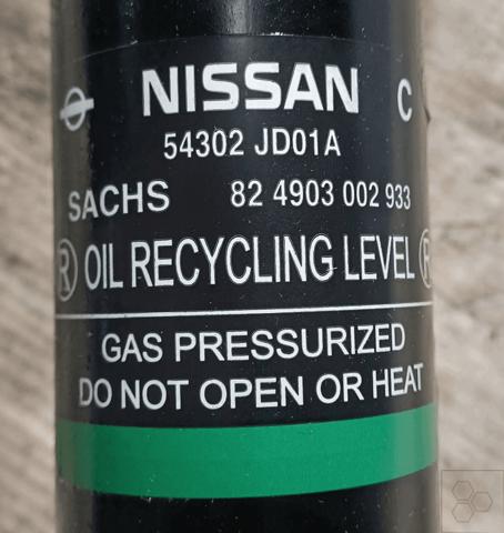 NISSAN E4302JD04A Amortiguador delantero derecho  en stock Terrassa