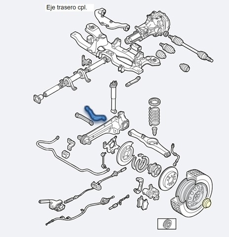MAZDA EG2128C10B Brazo superior derecho de la suspensión trasera comprar Barcelona