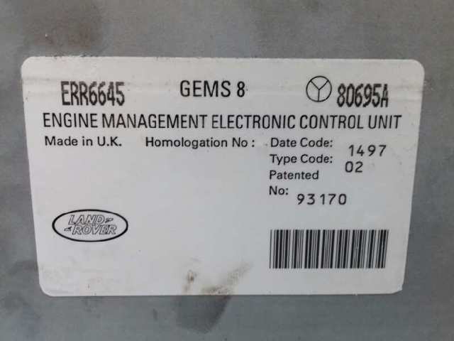ERR6645 Land Rover