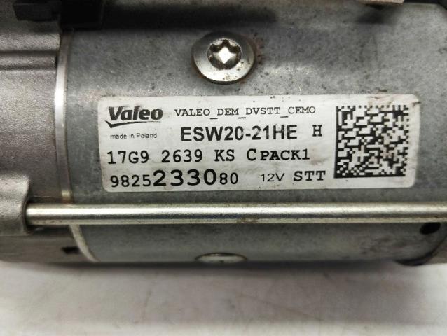 PEUGEOT ESW2021HE Motor de arranque  disponible España