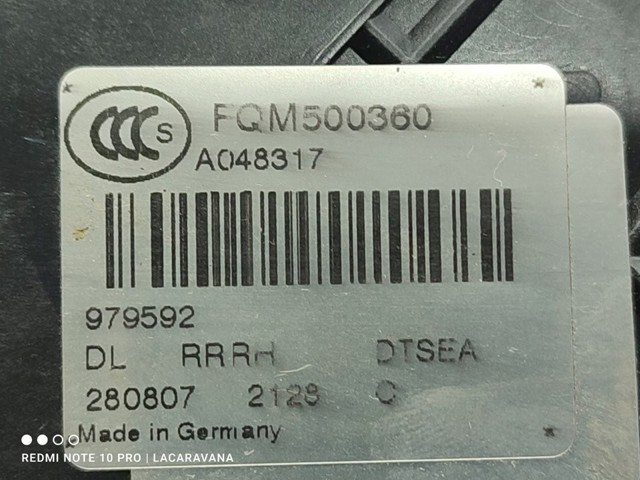 FQM500360 LAND ROVER Cerradura de la puerta trasera derecha  comprar en Oviedo