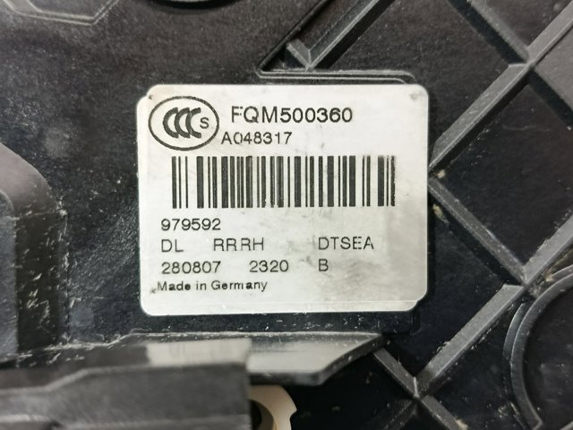 LAND ROVER FQM500360 Cerradura de la puerta trasera derecha  comprar en Ponferrada