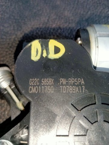 G22C5858X Motor del elevalunas de la puerta delantera derecha  en stock Sabadell