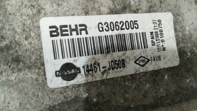 NISSAN G3062005 Intercooler  comprar en Murcia