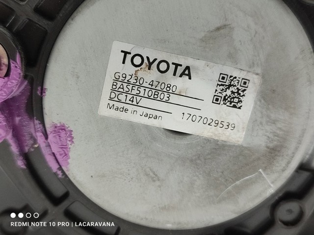G923047080 TOYOTA Bomba de enfriamiento de batería comprar Madrid