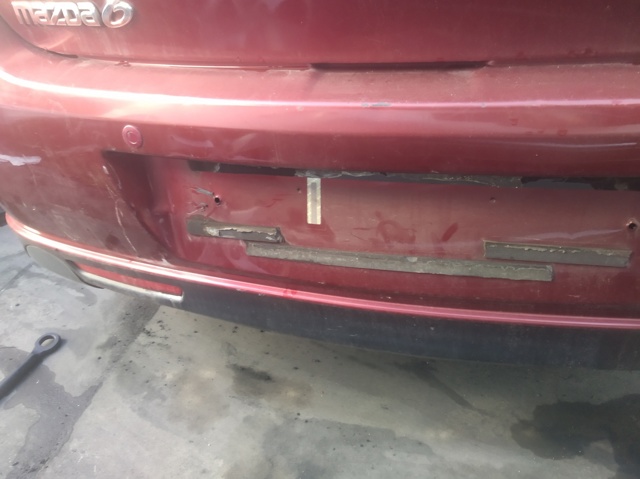 Parachoques trasero Mazda 6 GJ, GL