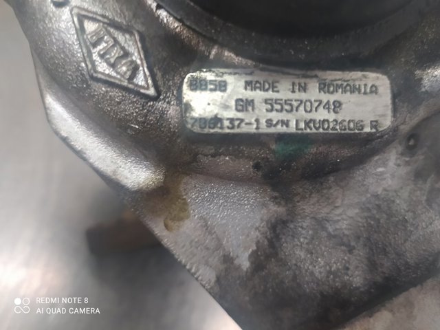 OPEL GM55570748 Turbocompresor comprar Tarragona