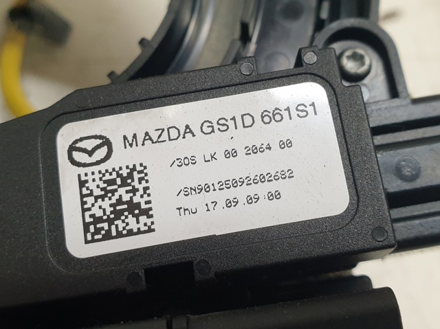 Sensor ángulo dirección GS1D661S1 Mazda