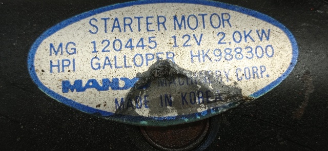 HK988300 MITSUBISHI Motor de arranque  disponible Alicante